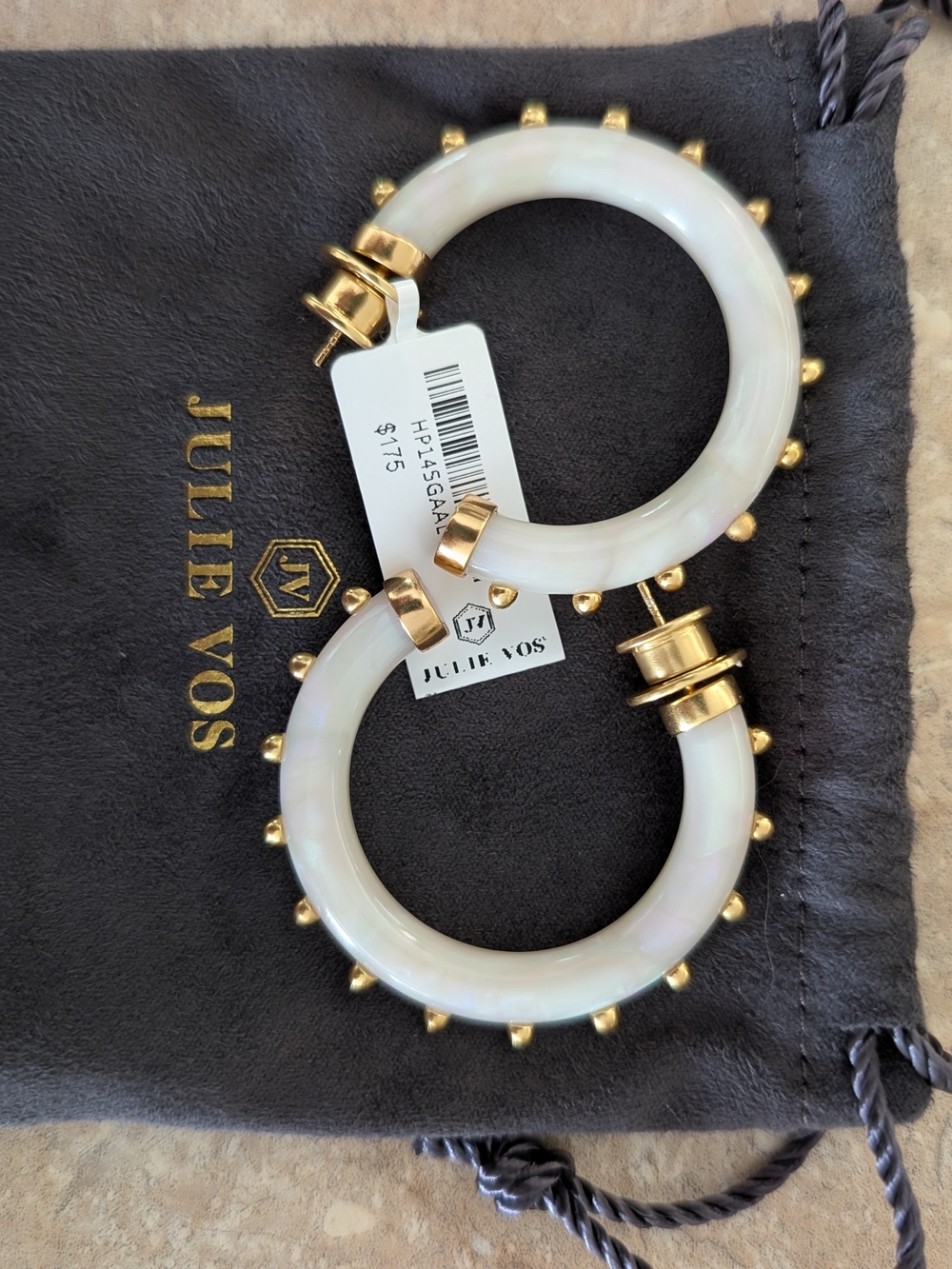 NWT Julie Vos "Colette" Hoops